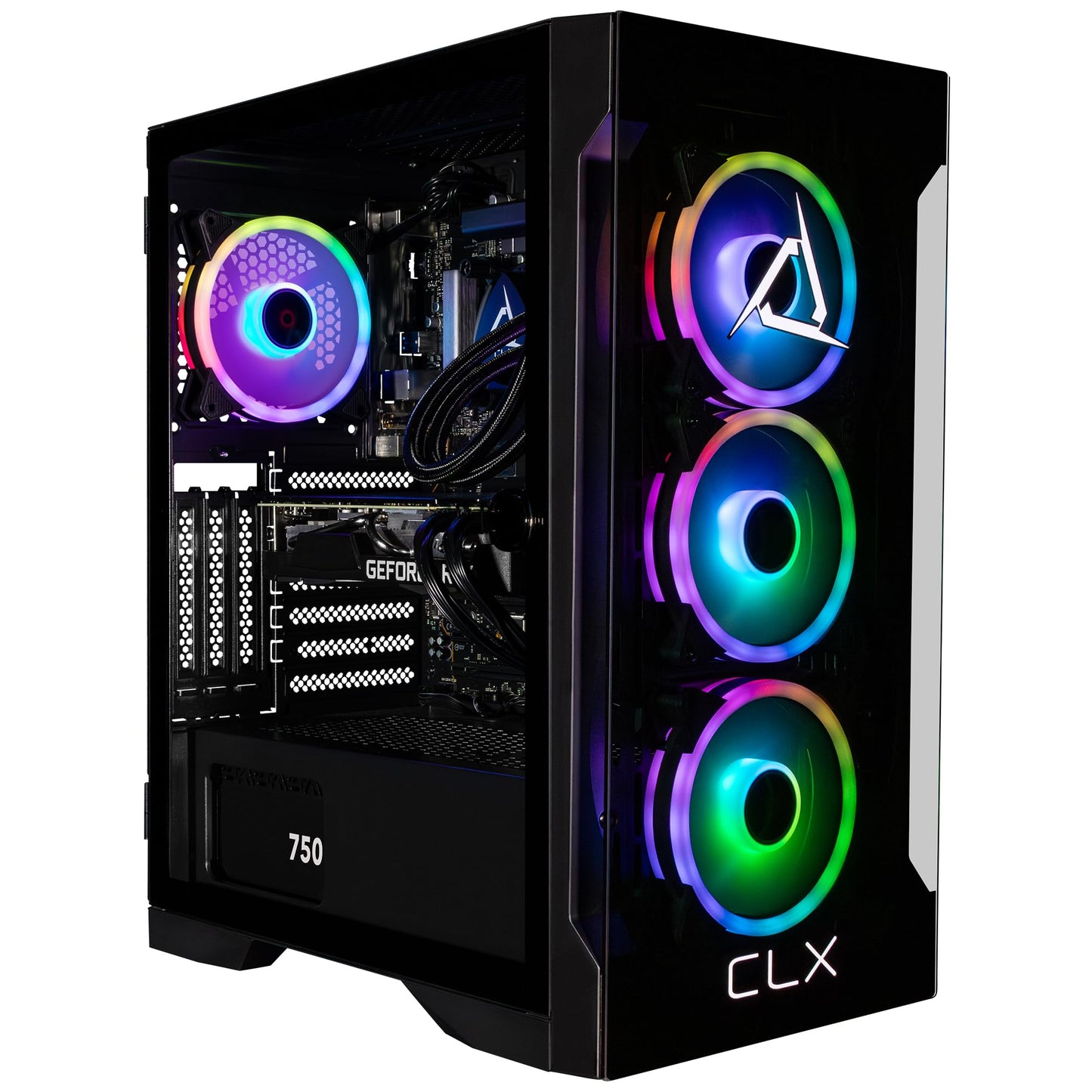 CLX Set Gaming PC - Intel Core i9 12900KF 3.2GHz, GeForce RTX 4060 Ti, 1TB NVMe M.2 SSD, 4TB HDD, 32GB DDR4 RGB Memory, 240mm AIO, Windows 11 Home, Black